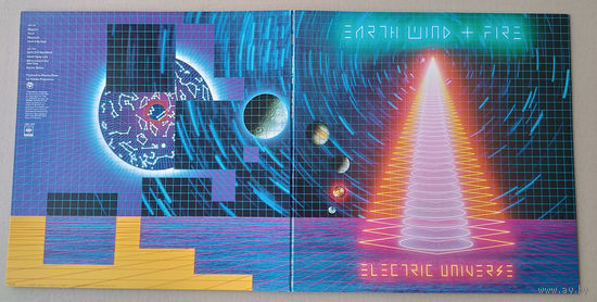 EARTH WIND & FIRE - Electric Universe (JAPAN 1983 винил LP)