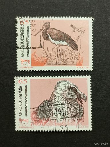 Испания 1993. Америка УПАЭП - Птицы. Полная серия
