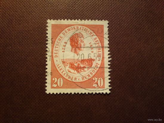Германия .ГДР 1959 г.Александр фон Гумбольдт - немецкий географ, натуралист и путешественник./3а/