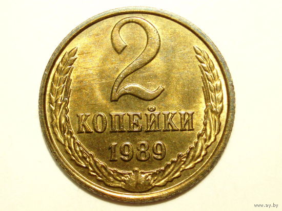 2 копейки 1989 UNC #G