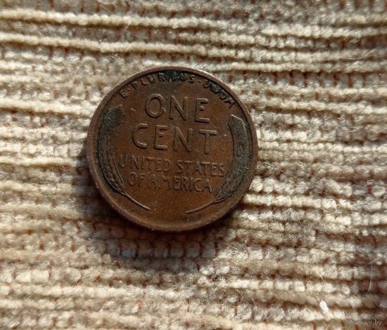 Werty71 США 1 цент 1919 пшеничный