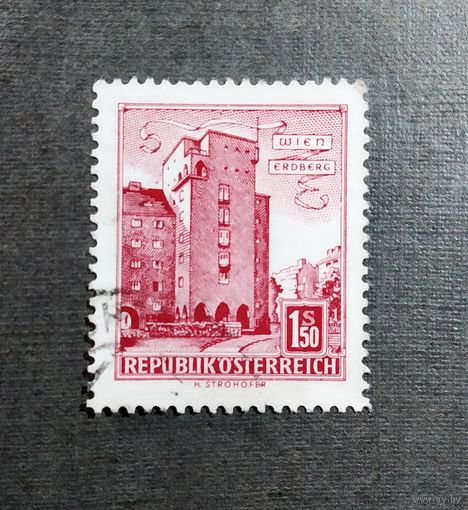 Марка Австрия 1965 год Архитектура