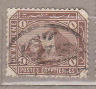 Сфинкс и пирамида Египет 1888 год лот 6