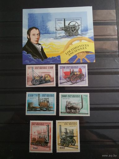 Бенин 1997 г. Железная дорога.