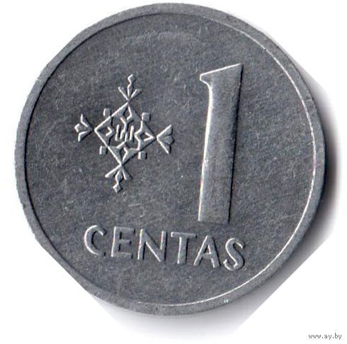 Литва. 1 цент. 1991 г.