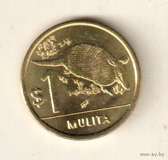 Уругвай 1 песо 2012