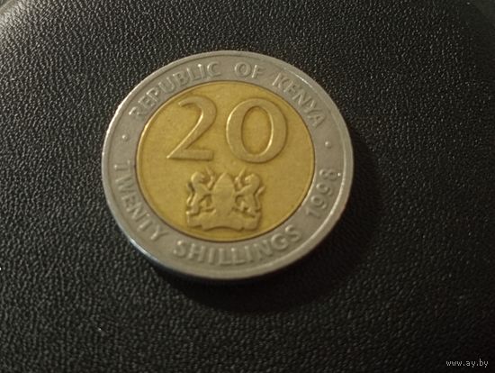 Кения 20 шиллингов 1998 г.