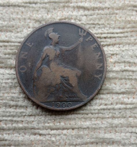 Werty71 Великобритания 1 пенни 1900 Виктория