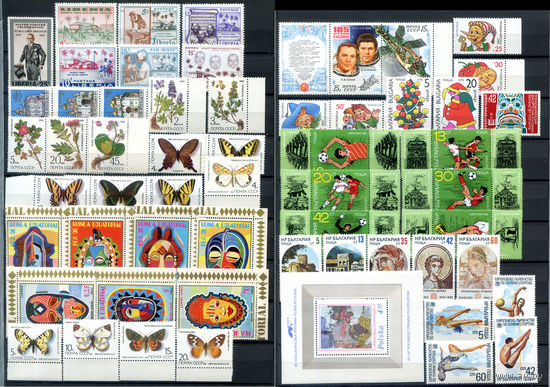 Марки разных стран 2 - полные серии - 55+ марок и 1 блок - MNH. #O-W-94-E-1