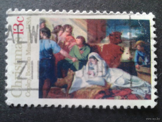 США 1976 Рождество, живопись