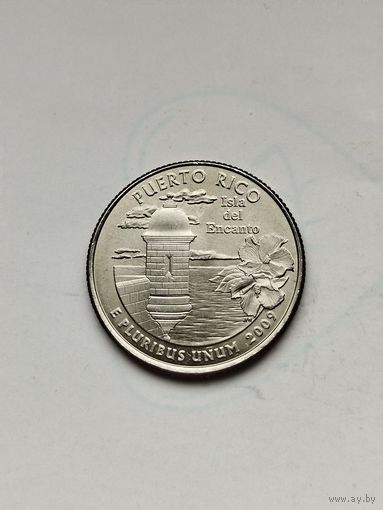 25 центов США. Пуэрто - Рико
