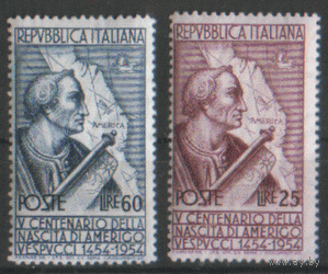 ИТ. М. 922/23. 1954. Америго Веспуччи. ЧиСт.