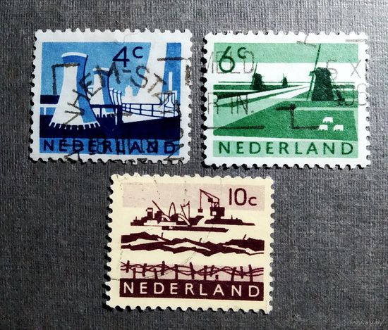 Марки Нидерланды 1963 год Стандарт