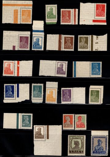 СССР-1925. Стандартный выпуск. Типография. ВЗ Wm 11b. Золотой стандарт. СК 76-97. Красивые поля.