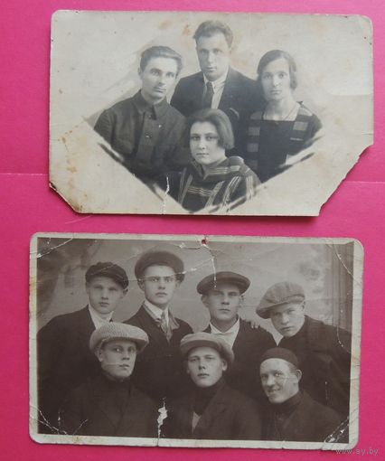 Фото "Друзья", Зап. Бел., 1931 г., 2 шт.