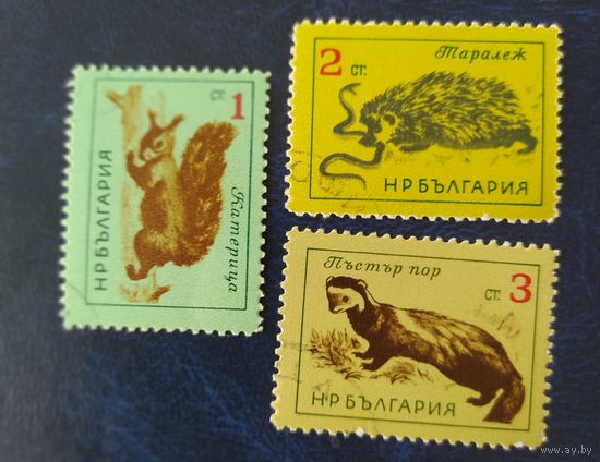 Болгария 1963 звери 3 из 6м.