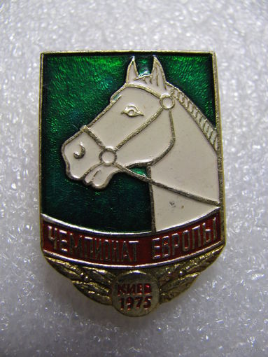 Значок. Чемпионат Европы по выездке (Киев 1975 г.)