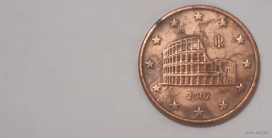 Италия 2002 5 евроцентов