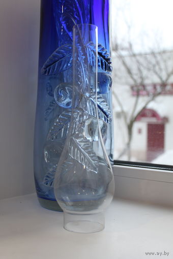 Стекло для керосиновой лампы СССР штамп завода