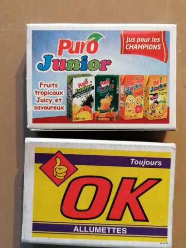 Спичечные коробки 5 х 3.5 х 1.5 см, серия "ОК", спички