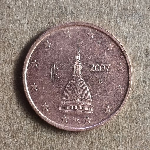 Италия 2 евроцента, 2007 г., KM# 211