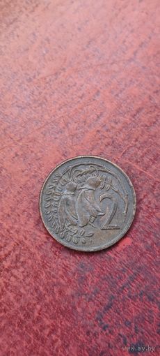 Новая Зеландия 2 цент 1974