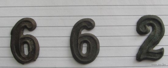 Цифры на воротник польского мундира, обозначение подразделения