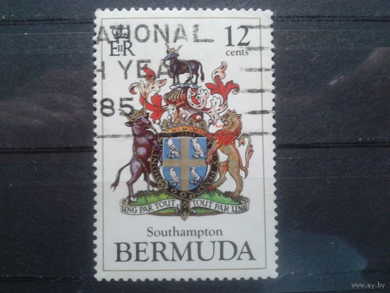 Бермуды, колония Англии, 1984. Герб