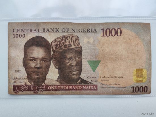 Нигерия 1000 найра 2022 года