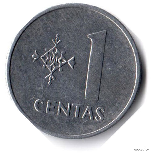 Литва. 1 цент. 1991 г.