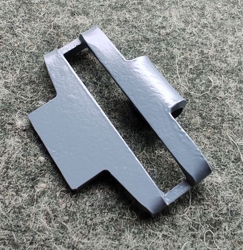 Зацеп позднего/тропического поясного ремня под пряжку ГМУ. Сталь. Вермахт.