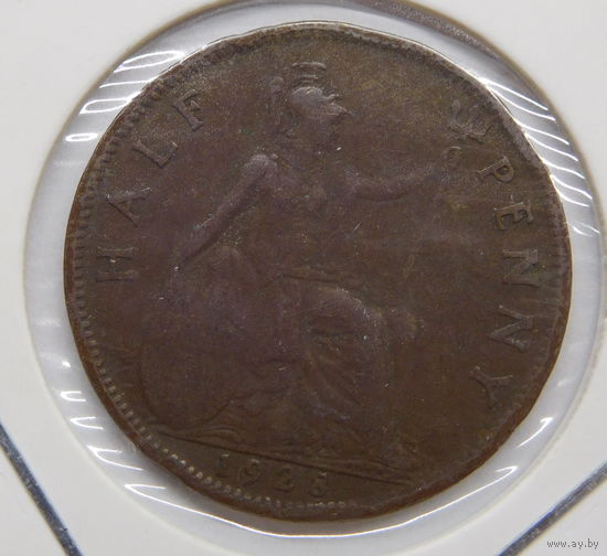 Великобритания 1/2 пенни 1928 г