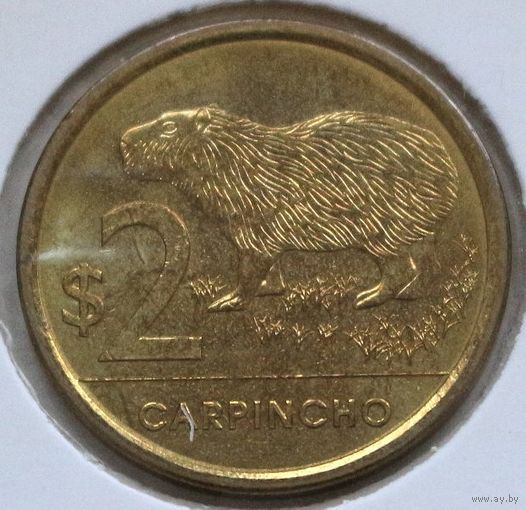 Уругвай 2 песо 2011 год