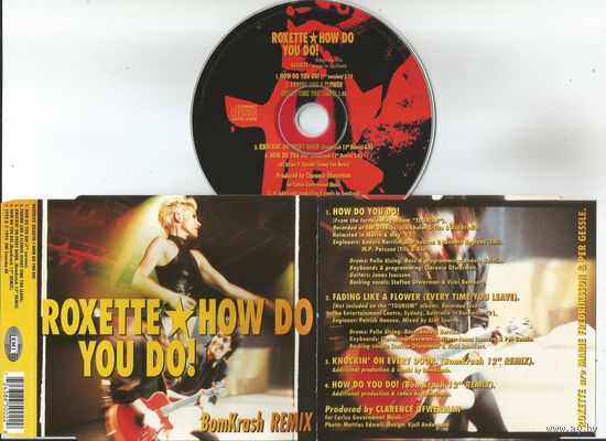 ROXETTE - How Do You Do! + 3tracks (CD SINGLE SWEDEN 1992)