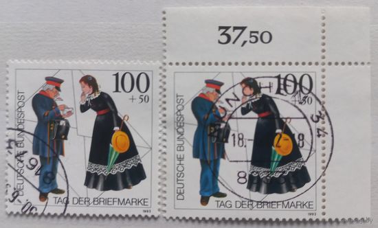 Германия. 1993г. История почты.