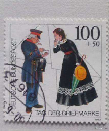 Германия. 1993г. История почты.