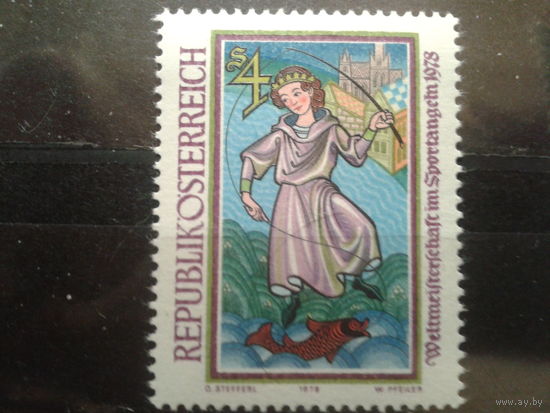 Австрия 1978 Живопись, ангел**