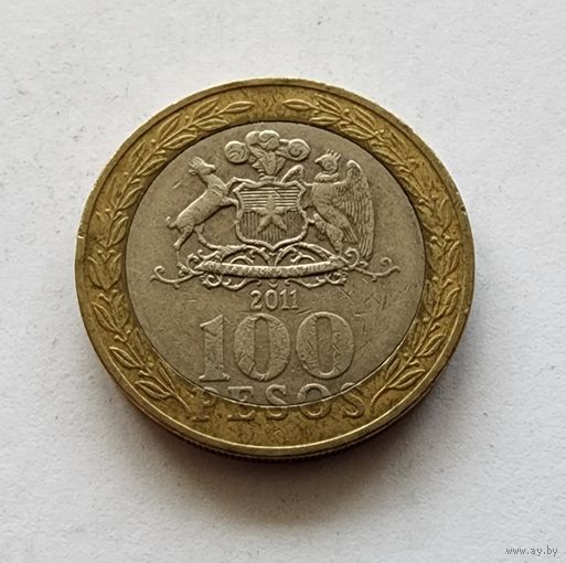 Чили 100 песо, 2011