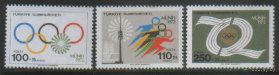 ТРЦ. М. 2261/63. 1972. Олимпийские игры в Мюнхене. ЧиСт.
