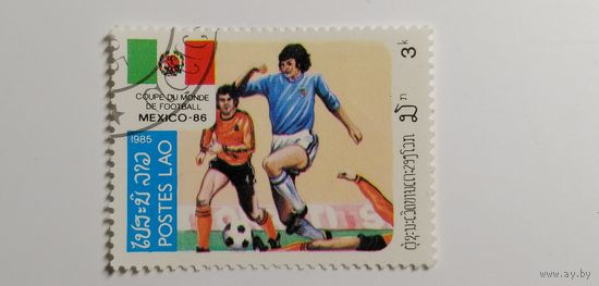 Лаос 1985. Футбол.