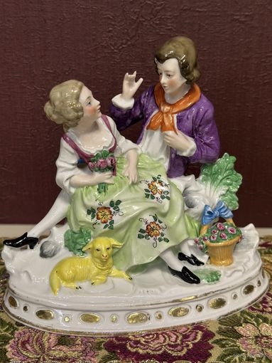 Старинная статуэтка, клеймо, Европа, много лотов с рубля