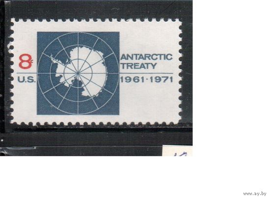 США-1971, (Мих.1041) , ** , Антарктика(одиночка)