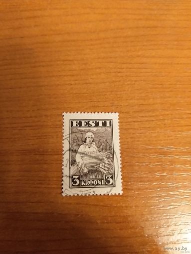 1935 Эстония сбор урожая флора выпускалась одиночкой(1-10)