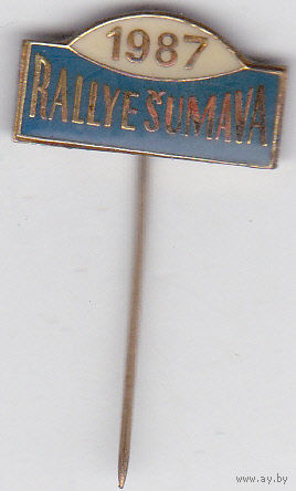 Автогонки в Чехословакии (Rallye Sumava 1987 - Шумавское ралли 1987).