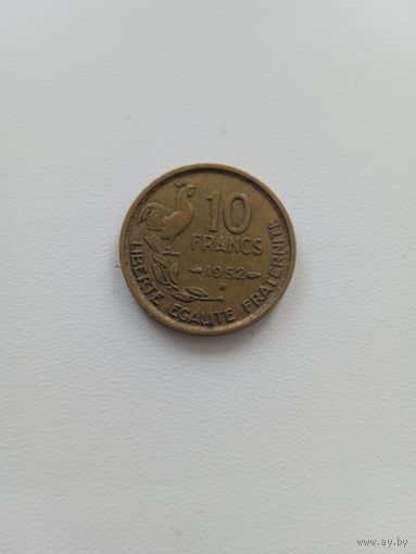 Франция 10 франков 1952 г.