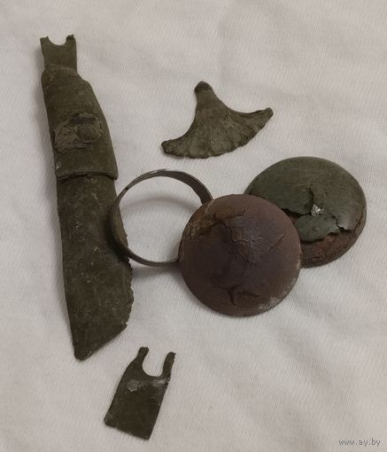 Гребня часть от пикеля и другое, с рубля