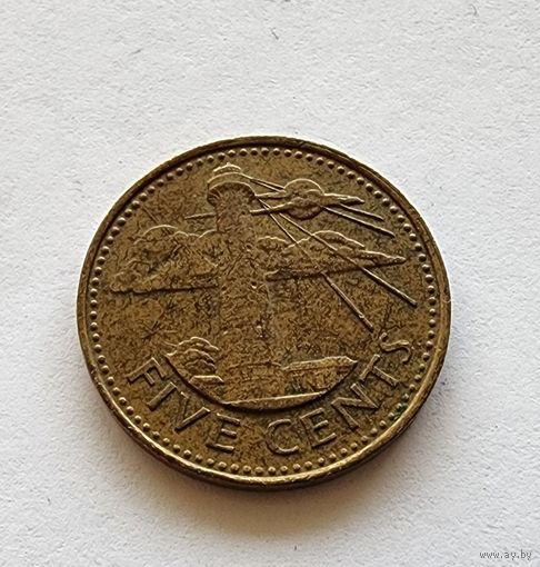 Барбадос 5 центов, 1994
