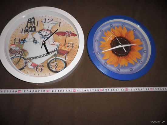 Часы настенные Кварц,2 шт.С рубля.