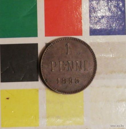 Финляндия 1 пенни 1893