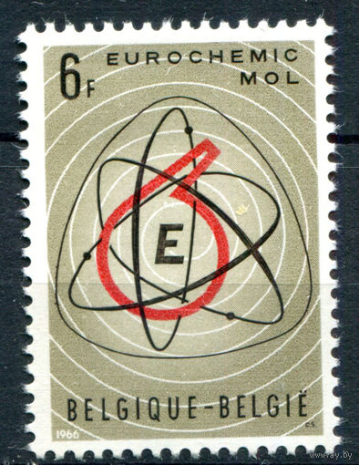 Бельгия - 1966г. - химия - 1 марка - полная серия, MLH [Mi 1438]. #2-Be-60-B-1